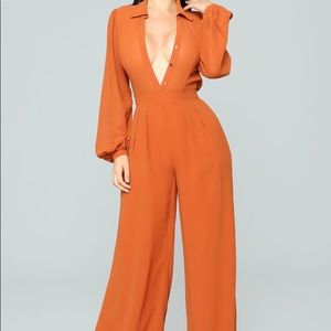 Jumpsuit - Cognac